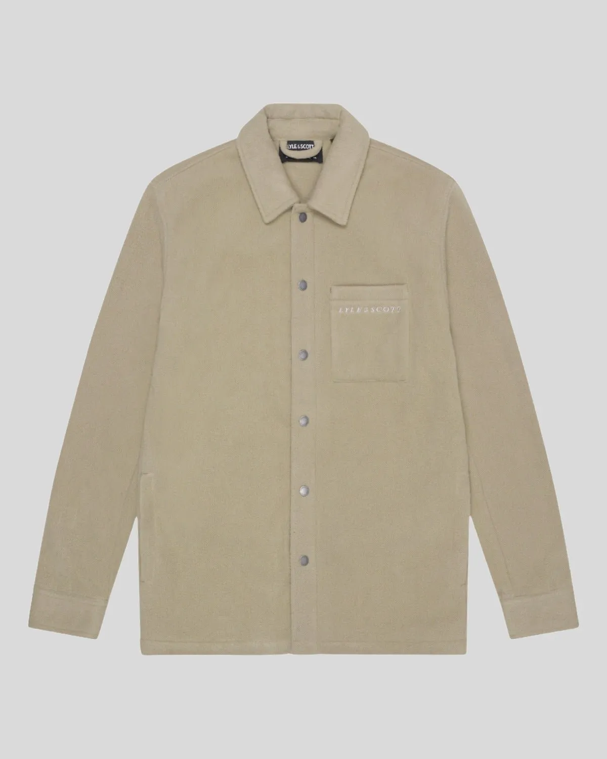 Embroidered Fleece Overshirt sold by Lyle & Scott product image thumbnail 5