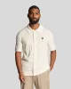 Textured Stripe Knit Polo Shirt sold by Lyle & Scott