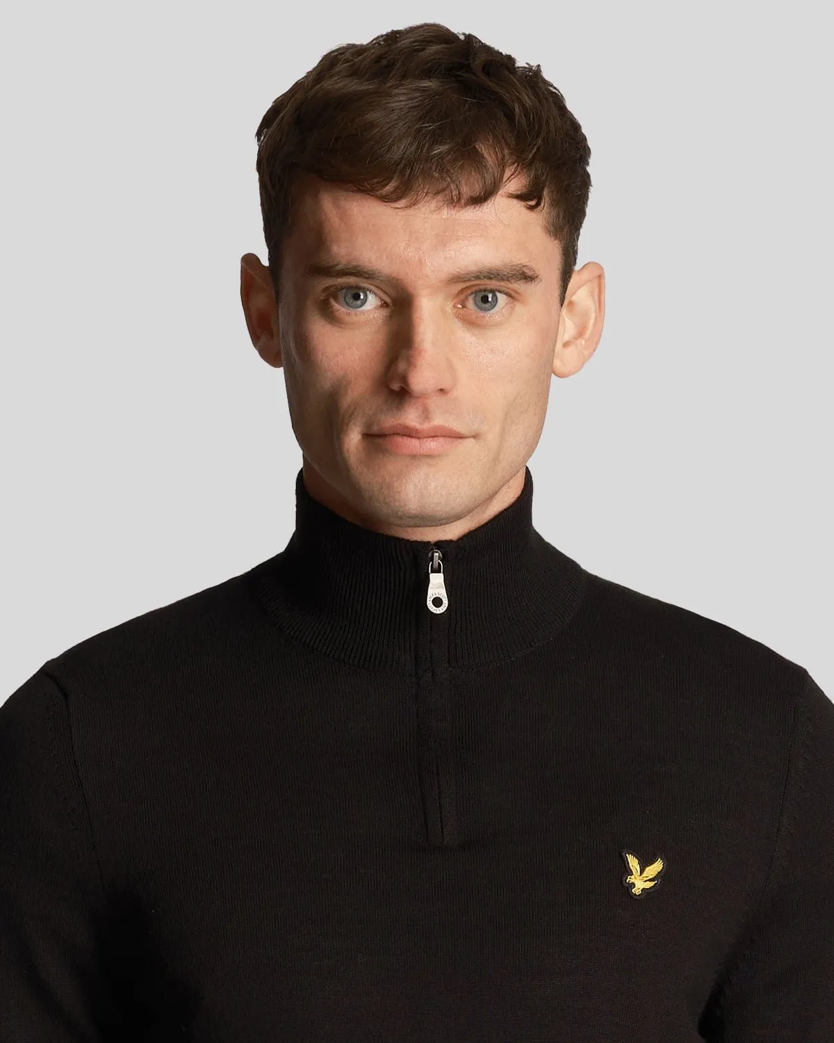 1/4 Zip Merino Mix Jumper sold by Lyle & Scott product image thumbnail 4