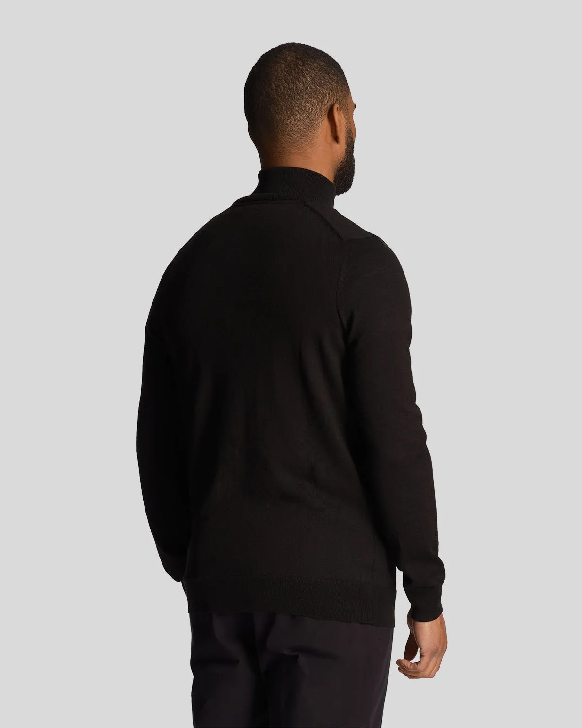 1/4 Zip Merino Mix Jumper sold by Lyle & Scott product image thumbnail 3