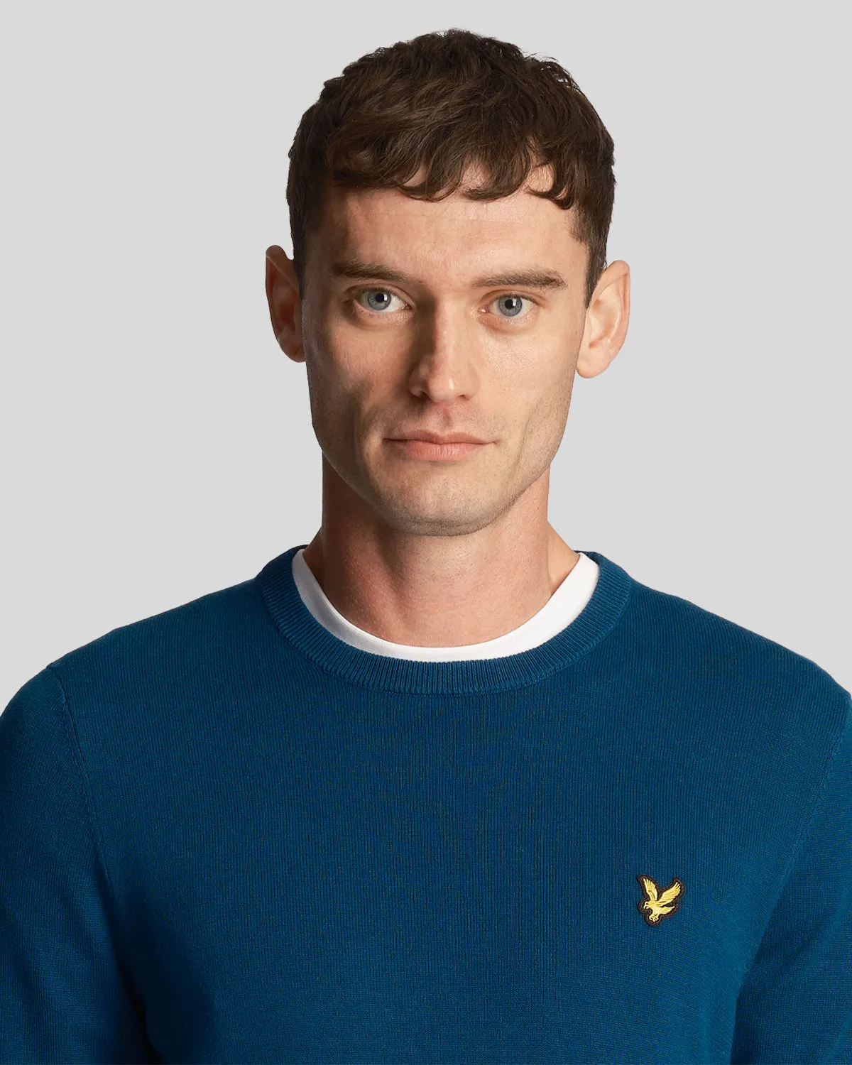 Cotton Crew Neck Jumper sold by Lyle & Scott product image thumbnail 4