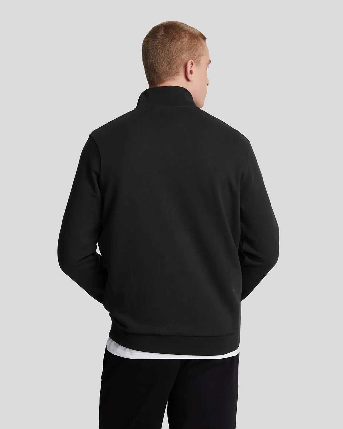 Cotton Loopback 1/4 Zip Sweatshirt sold by Lyle & Scott product image thumbnail 3