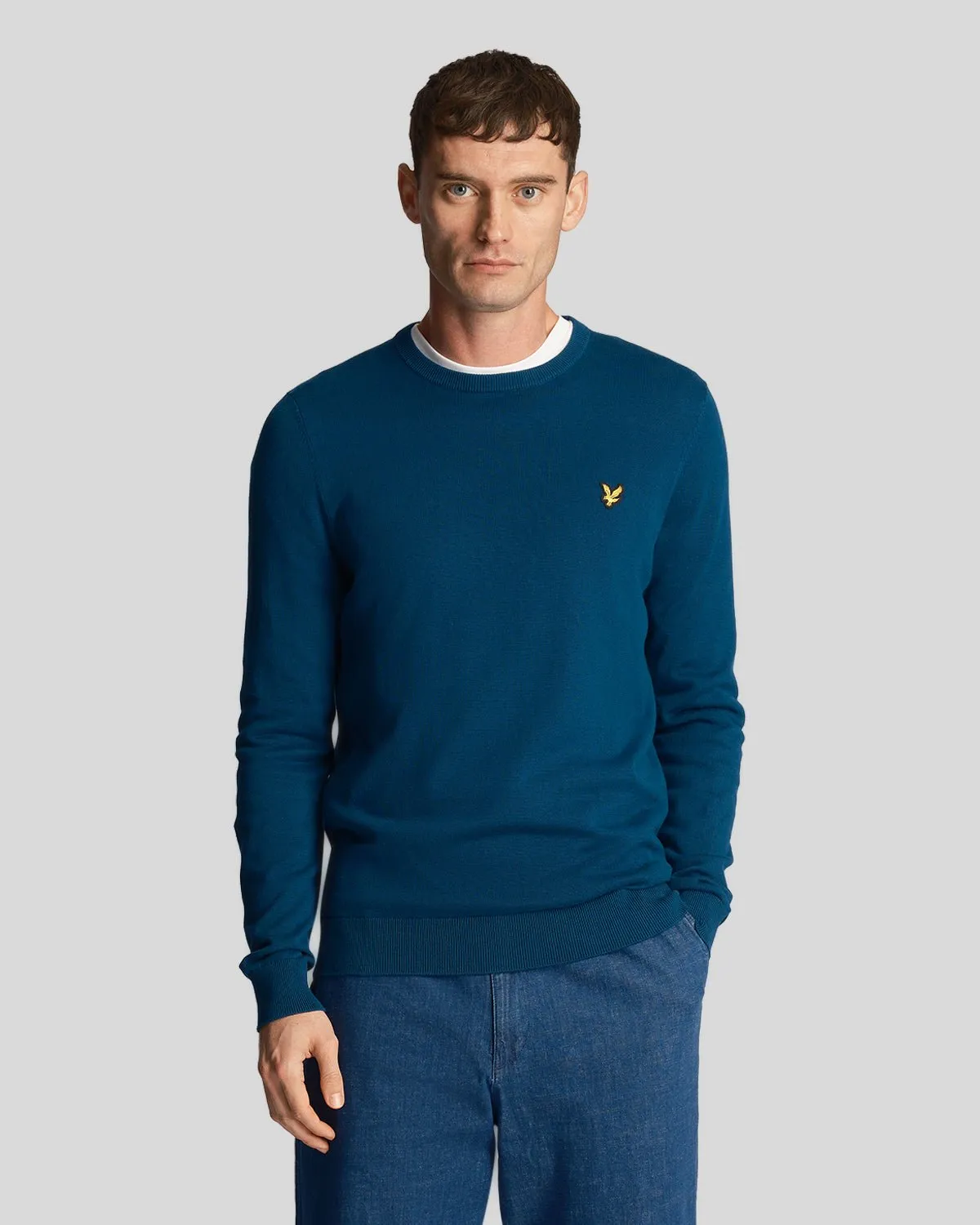 Cotton Crew Neck Jumper sold by Lyle & Scott