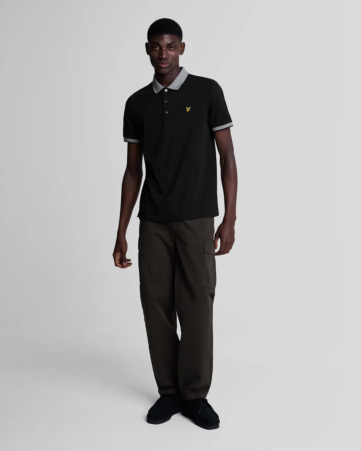Branded Tipped Polo Shirt sold by Lyle & Scott product image thumbnail 2