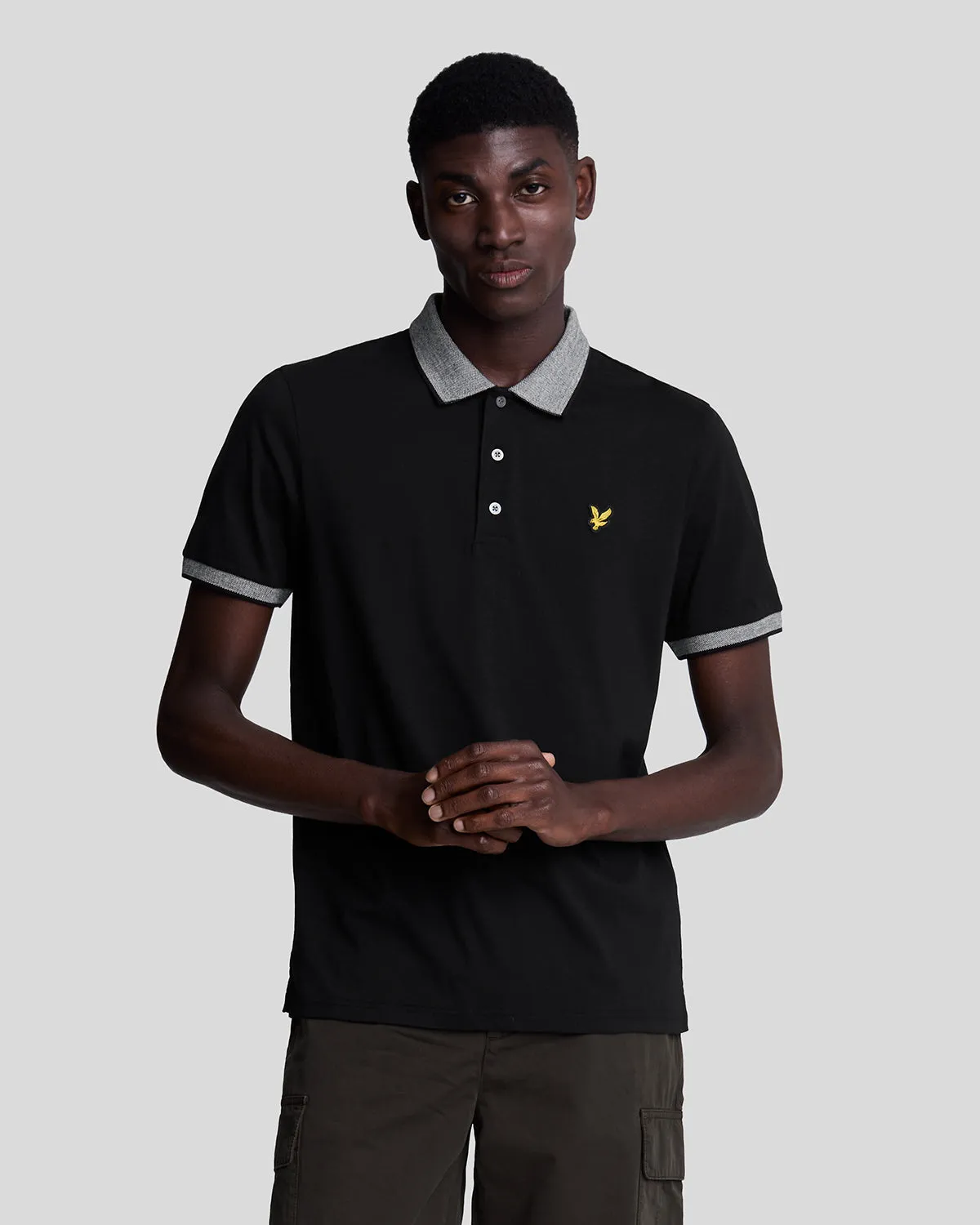 Branded Tipped Polo Shirt sold by Lyle & Scott