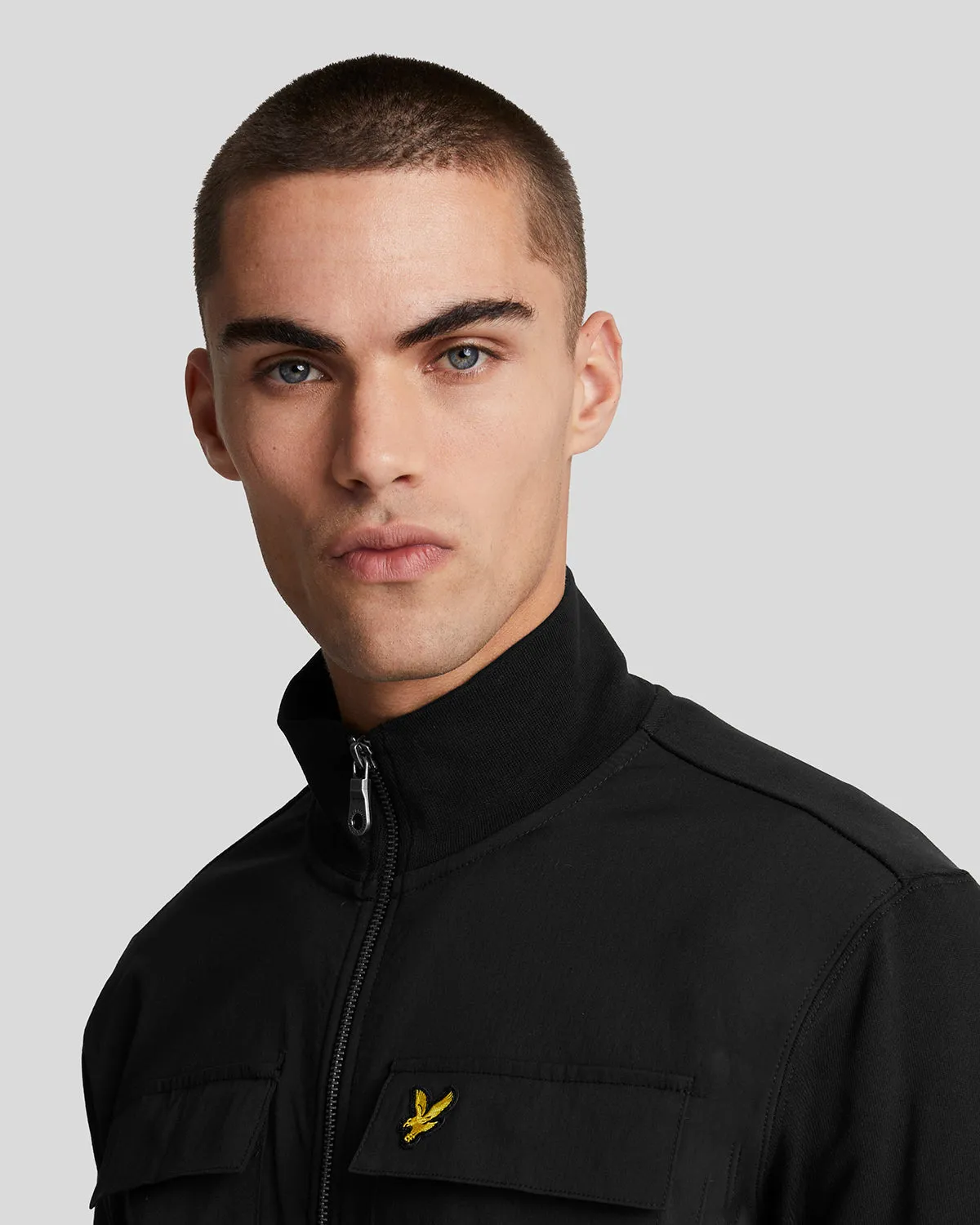 Hybrid Zip Track Jacket sold by Lyle & Scott product image thumbnail 4