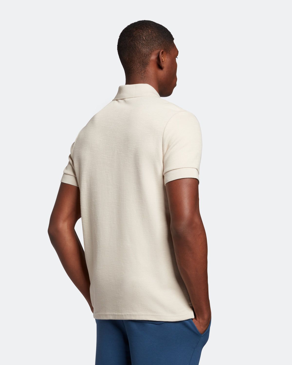 Cuffed Polo Shirt sold by Lyle & Scott product image thumbnail 3