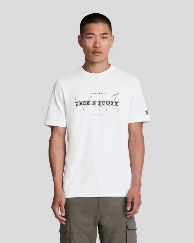 Anatomy Of Type Graphic T-Shirt sold by Lyle & Scott