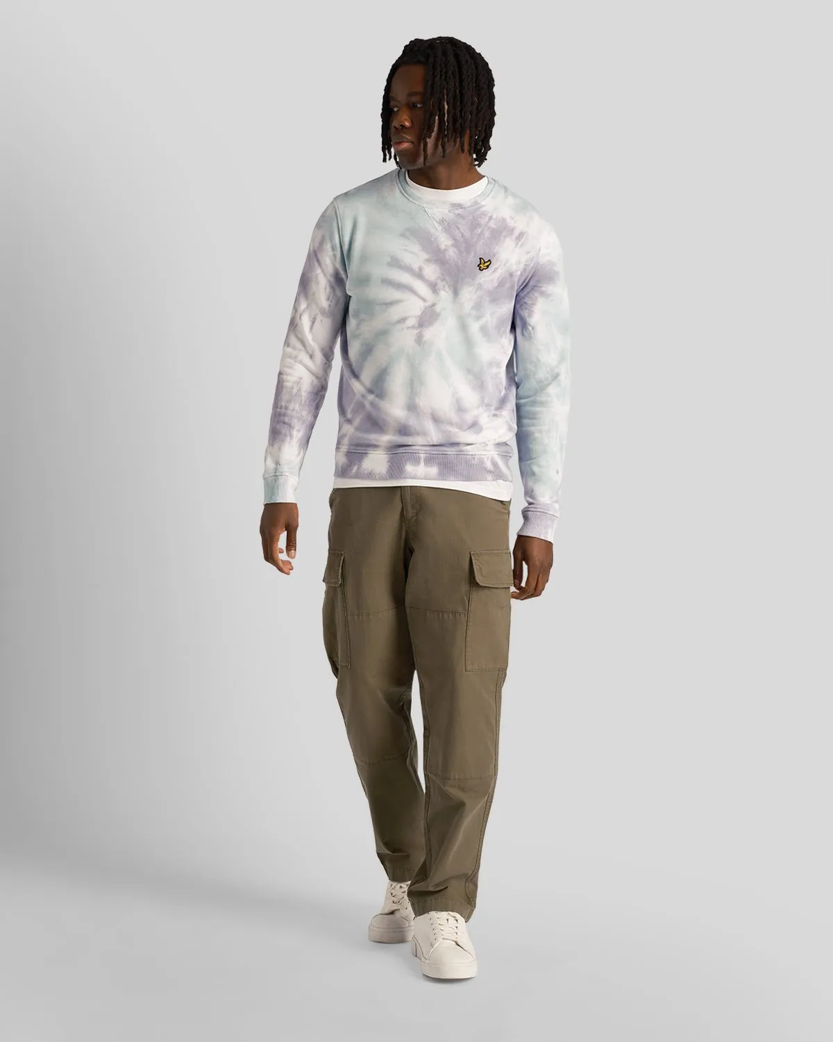 Tie Dye Crew Neck Sweatshirt sold by Lyle & Scott product image thumbnail 2