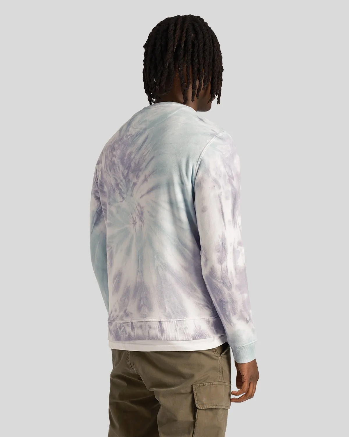 Tie Dye Crew Neck Sweatshirt sold by Lyle & Scott product image thumbnail 3