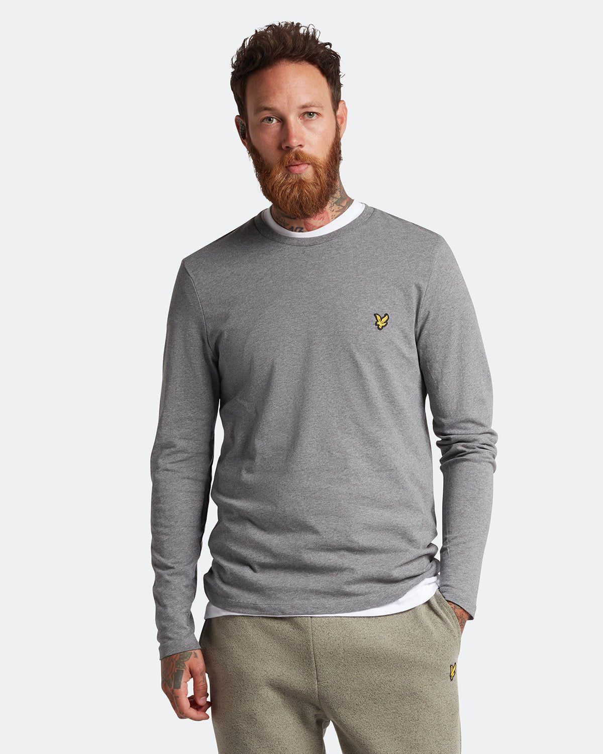 Plain Long Sleeve T-Shirt sold by Lyle & Scott