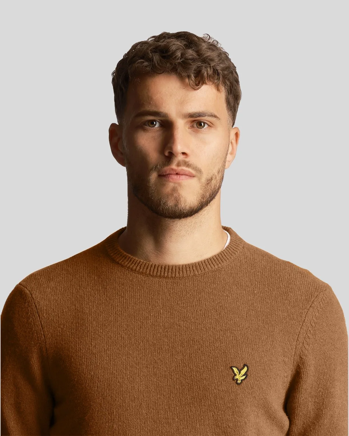 Crew Neck Lambswool Jumper sold by Lyle & Scott product image thumbnail 4
