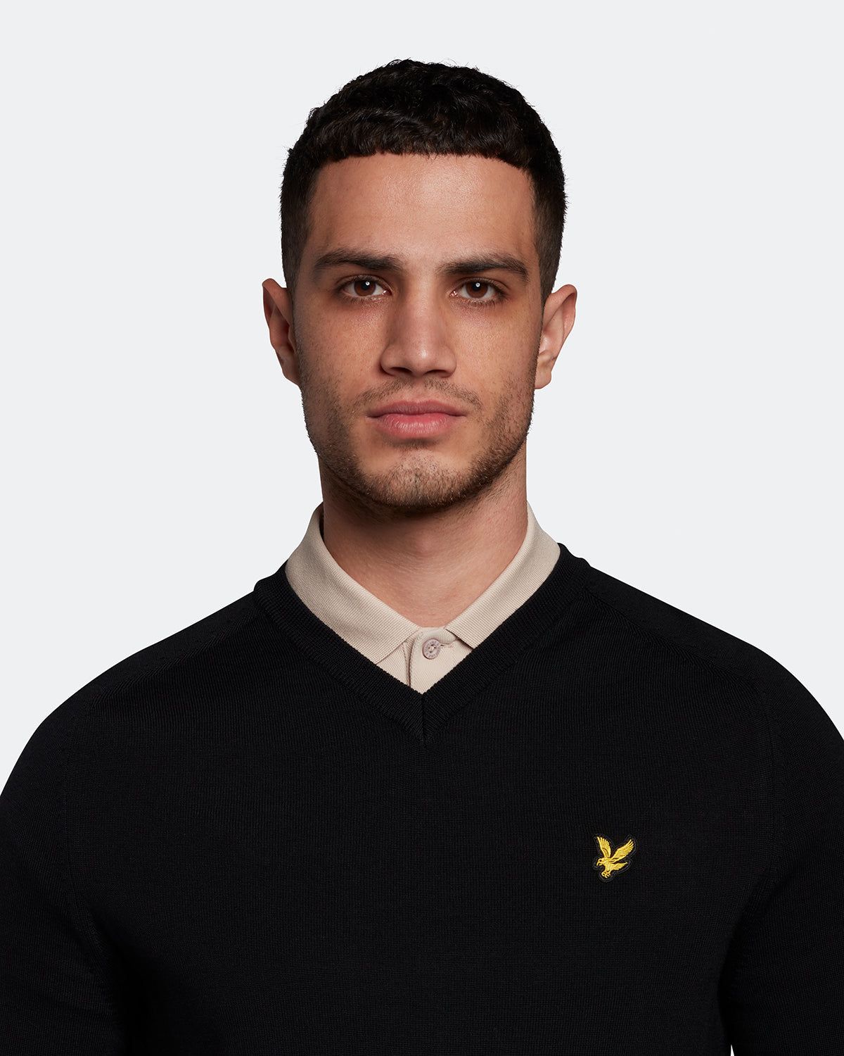 Golf Merino V Neck Jumper sold by Lyle & Scott product image thumbnail 4