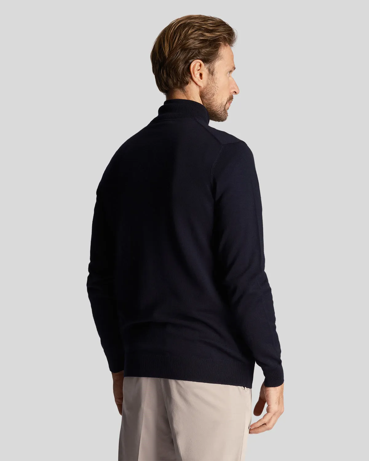 Core 1/4 Zip Merino Jumper sold by Lyle & Scott product image thumbnail 3