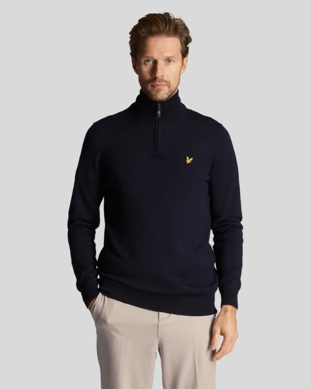 Golf Core 1/4 Zip Merino Jumper sold by Lyle & Scott