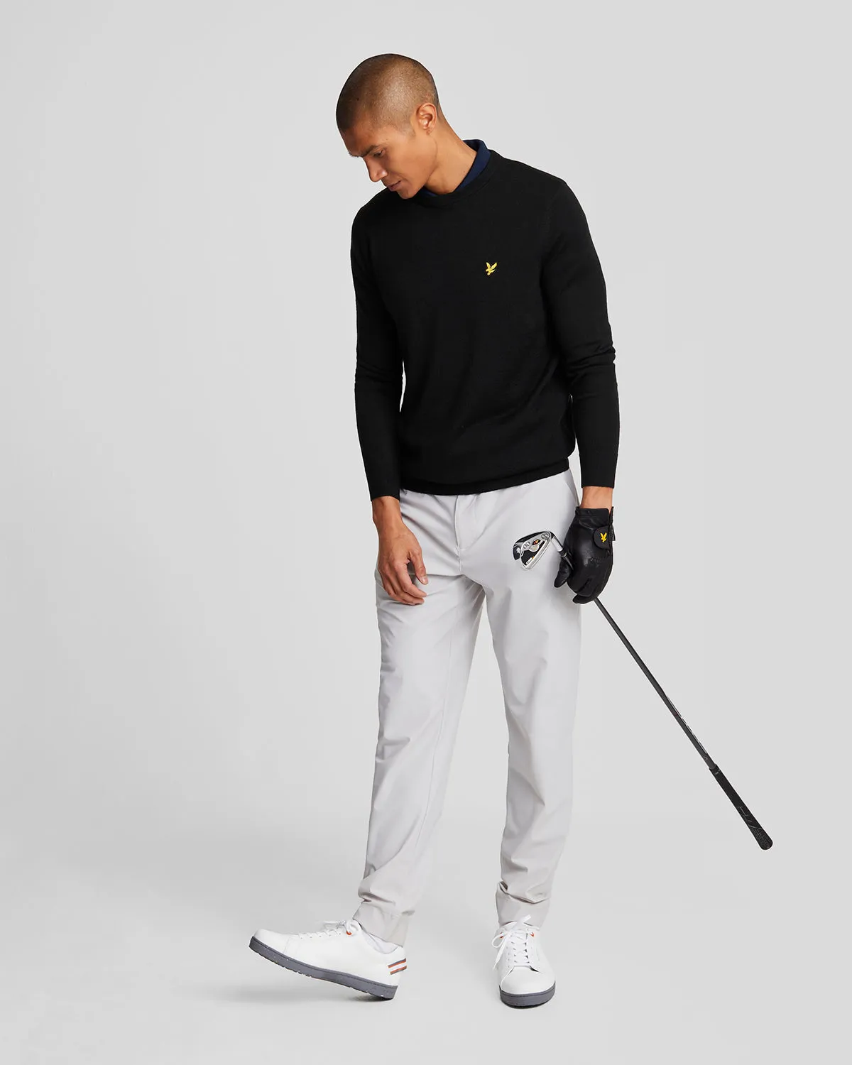 Golf Crew Neck Jumper sold by Lyle & Scott product image thumbnail 2