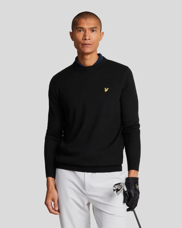 Golf Crew Neck Jumper sold by Lyle & Scott