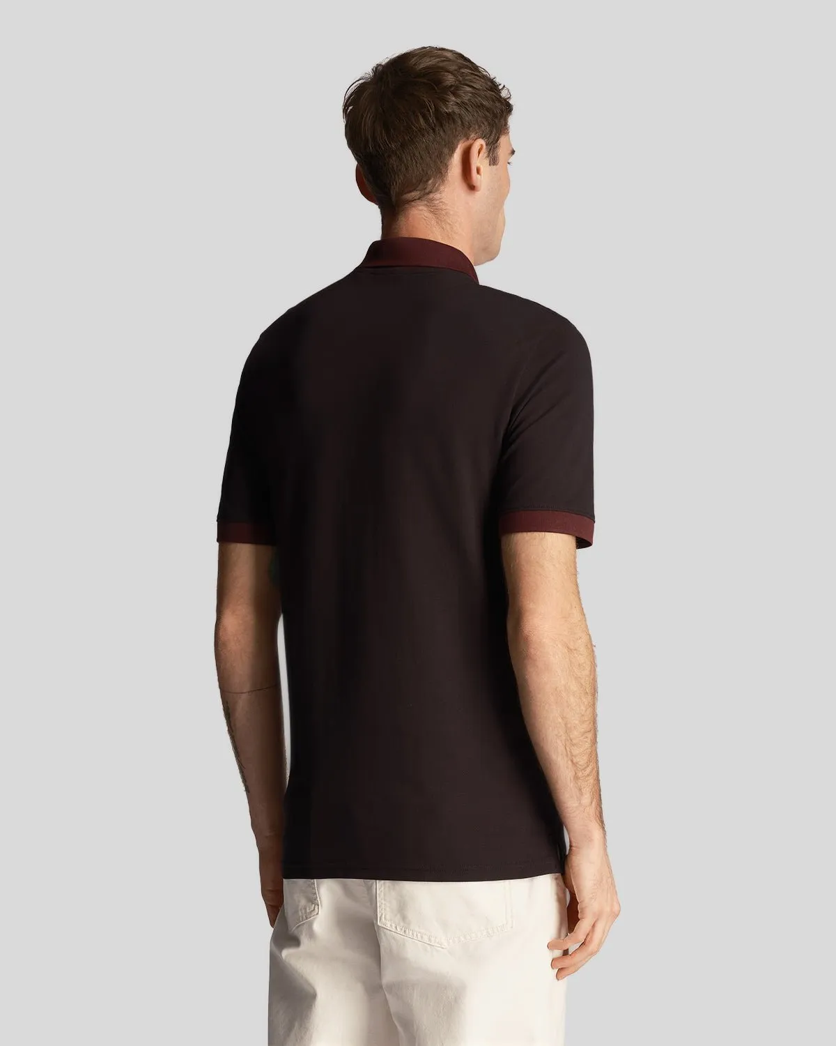 Tonal Ringer Polo Shirt sold by Lyle & Scott product image thumbnail 3