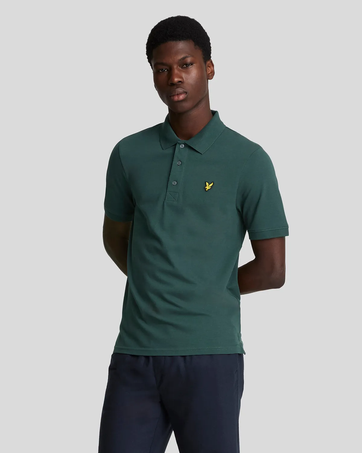 Plain Polo Shirt sold by Lyle & Scott
