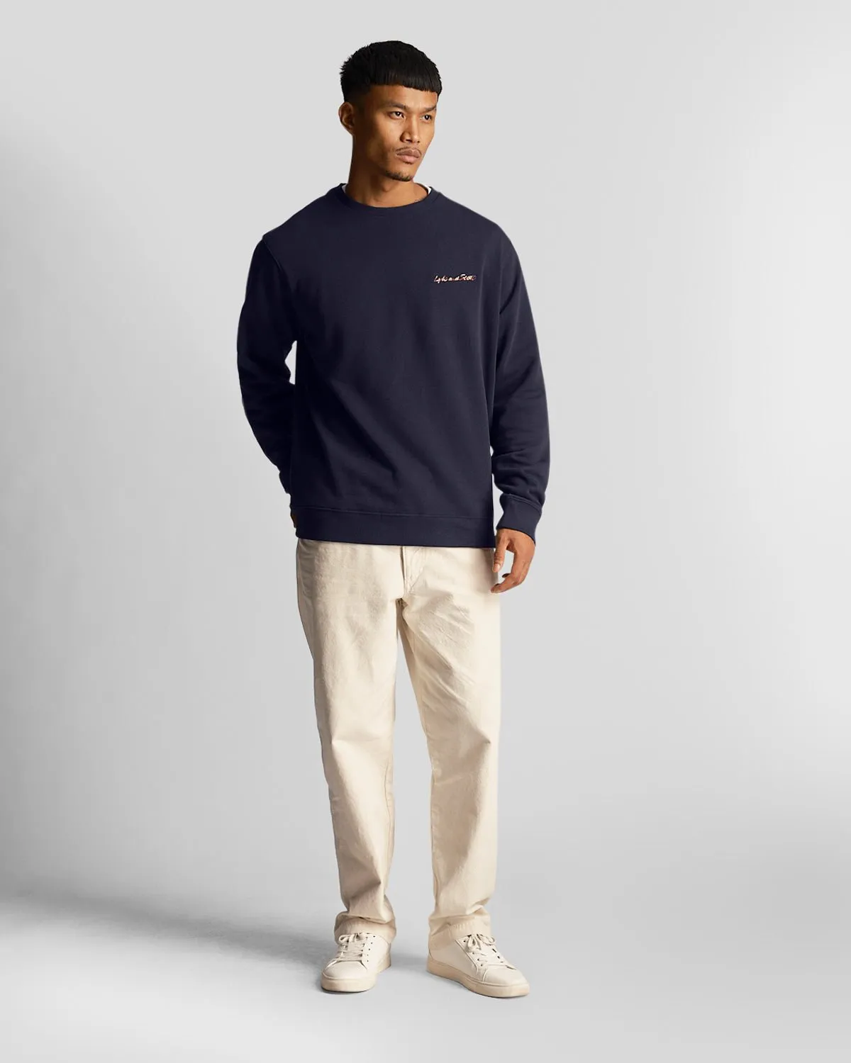Embroidery Crew Neck Sweatshirt sold by Lyle & Scott product image thumbnail 2