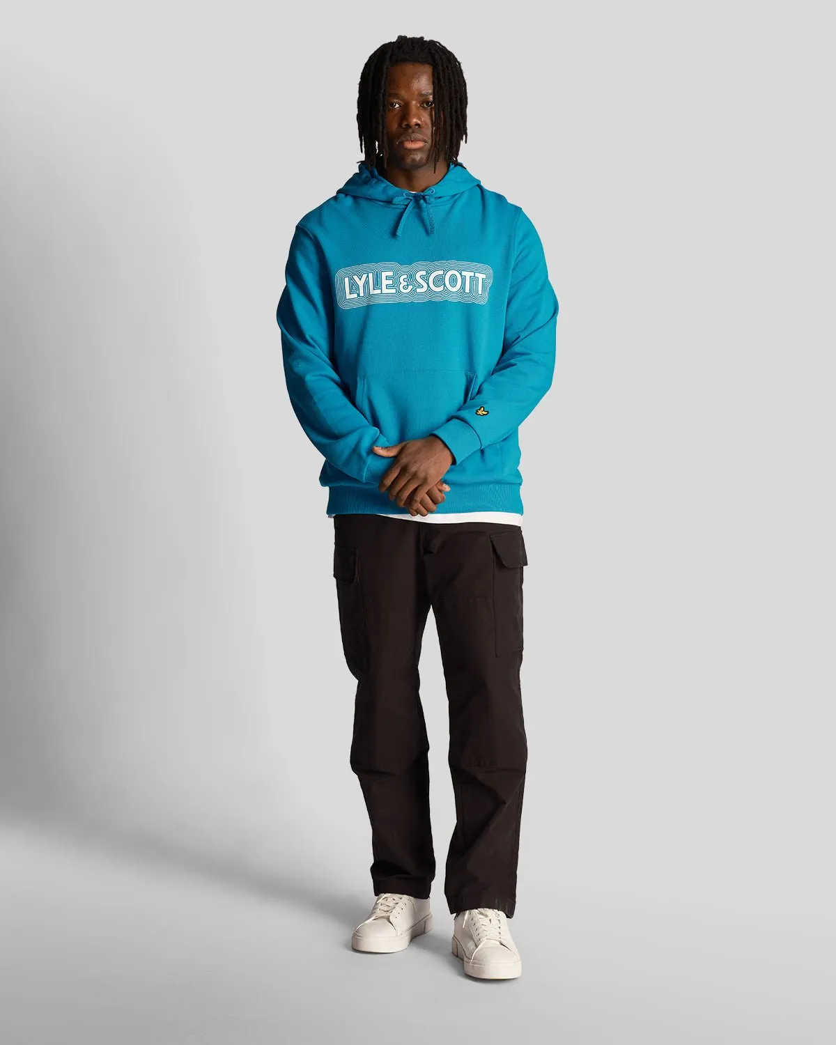 Vibrations Print Hoodie sold by Lyle & Scott product image thumbnail 2