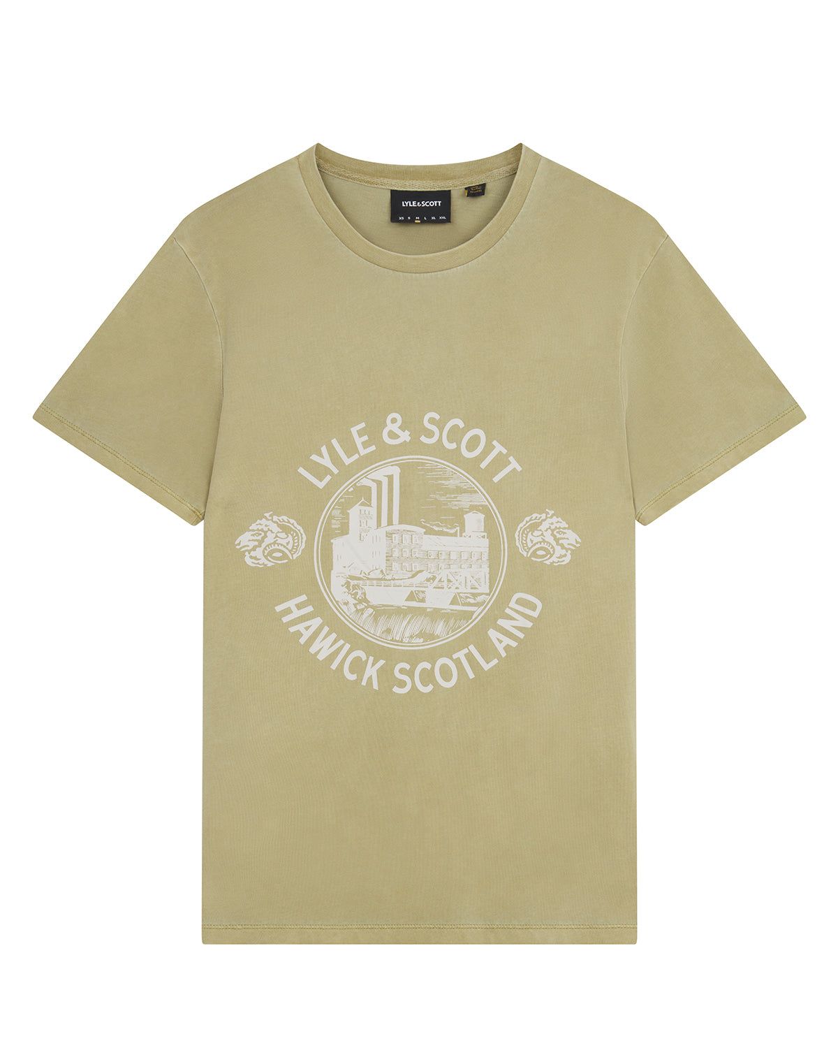 Hawick Print T-Shirt Plus sold by Lyle & Scott product image thumbnail 5