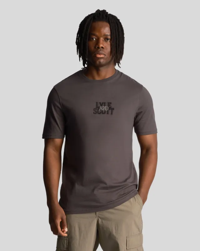 Varsity Embroidery T-Shirt made by Lyle & Scott