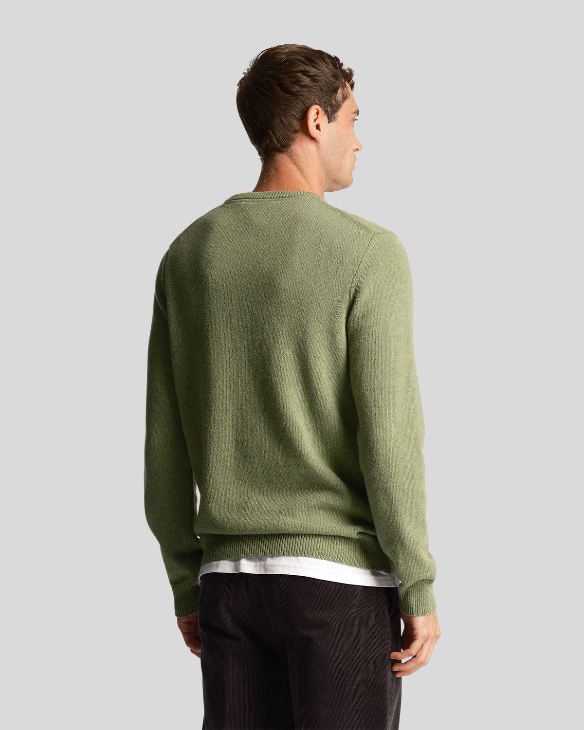 Crew Neck Lambswool Jumper sold by Lyle & Scott product image thumbnail 3