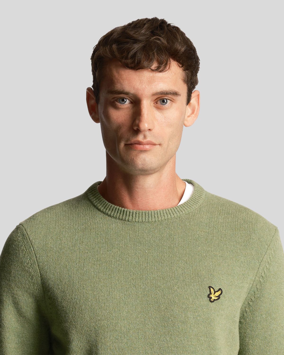 Crew Neck Lambswool Jumper sold by Lyle & Scott product image thumbnail 4