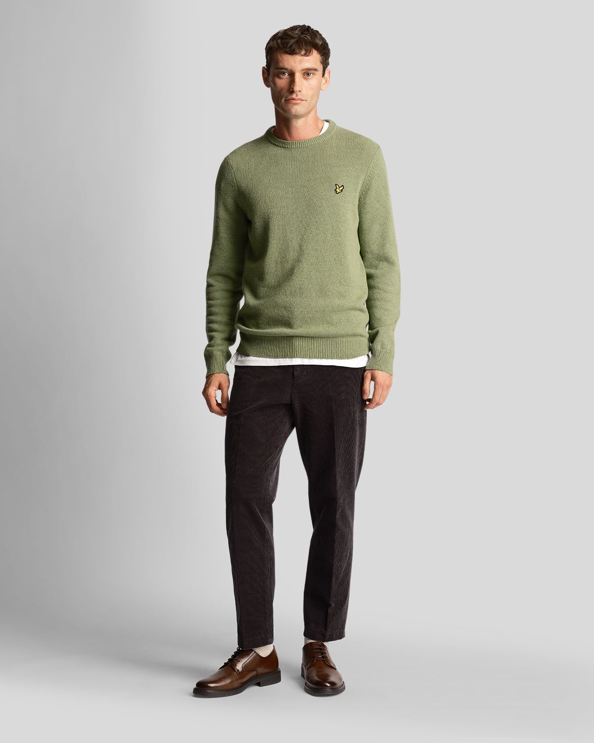 Crew Neck Lambswool Jumper sold by Lyle & Scott product image thumbnail 2