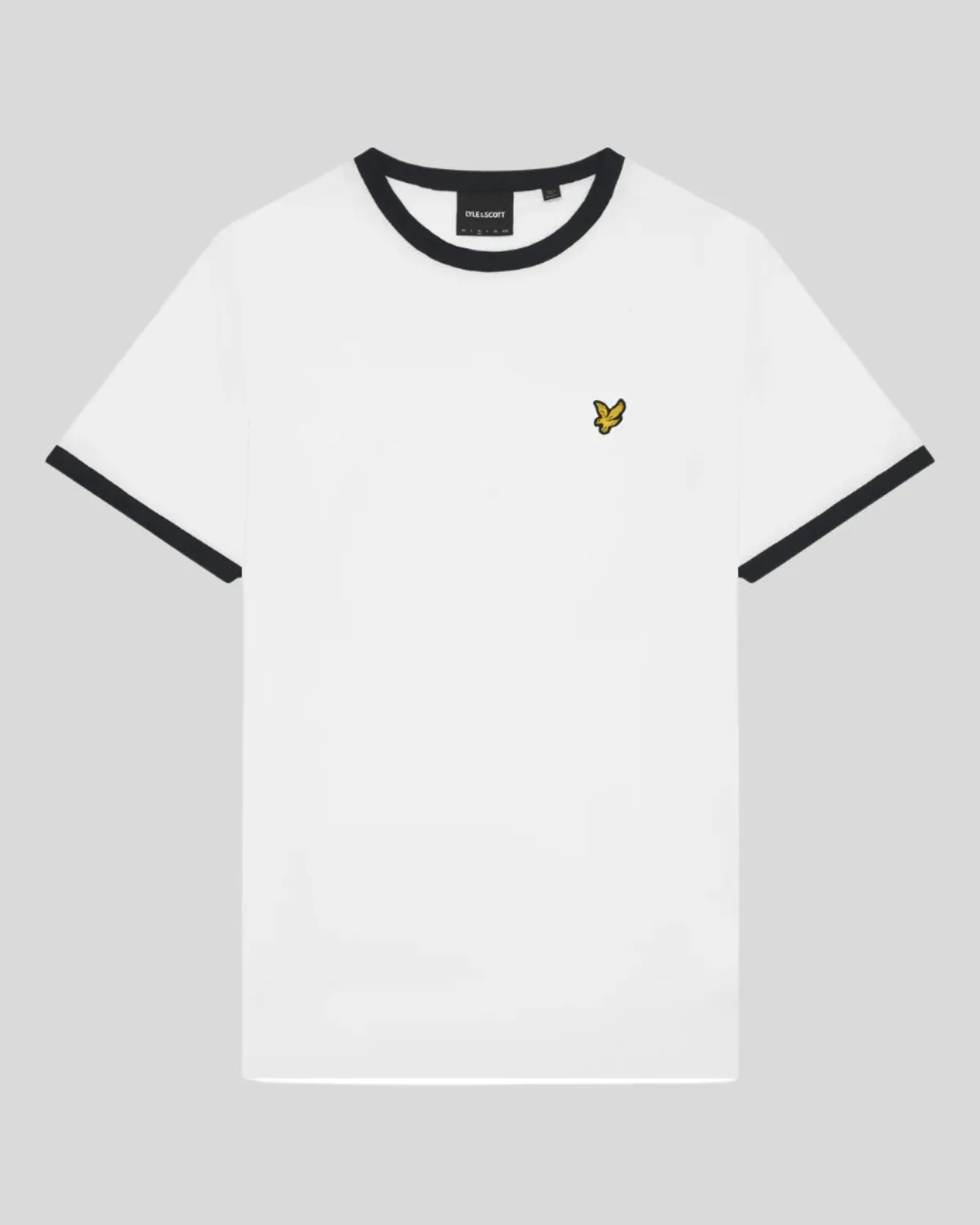 Ringer Cotton Crew Neck T-Shirt sold by Lyle & Scott product image thumbnail 5