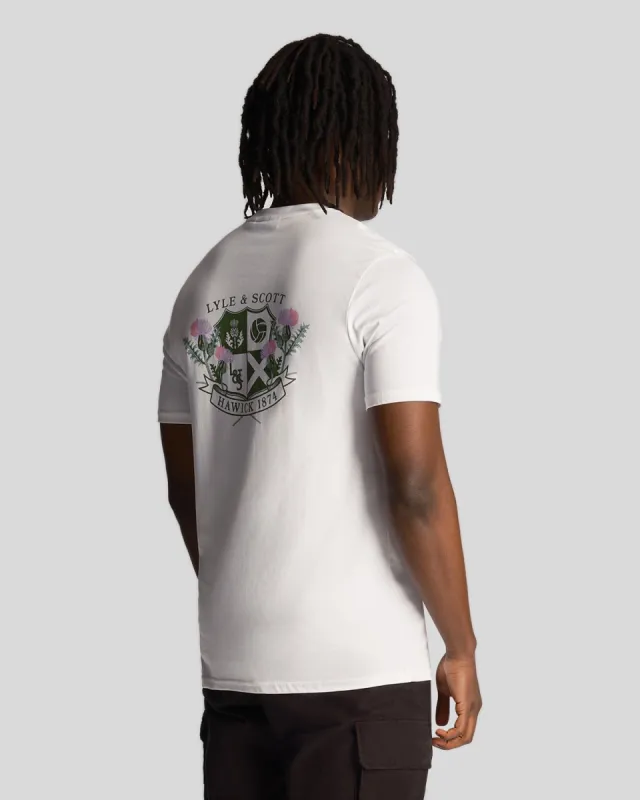Thistle Club Print T-Shirt sold by Lyle & Scott