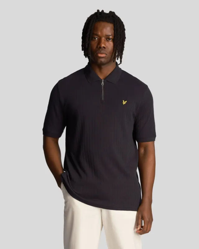 Textured Stripe Polo Shirt Plus sold by Lyle & Scott