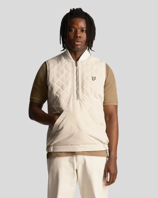 Premium Vintage Quilted Expedition Overhead Gilet sold by Lyle & Scott