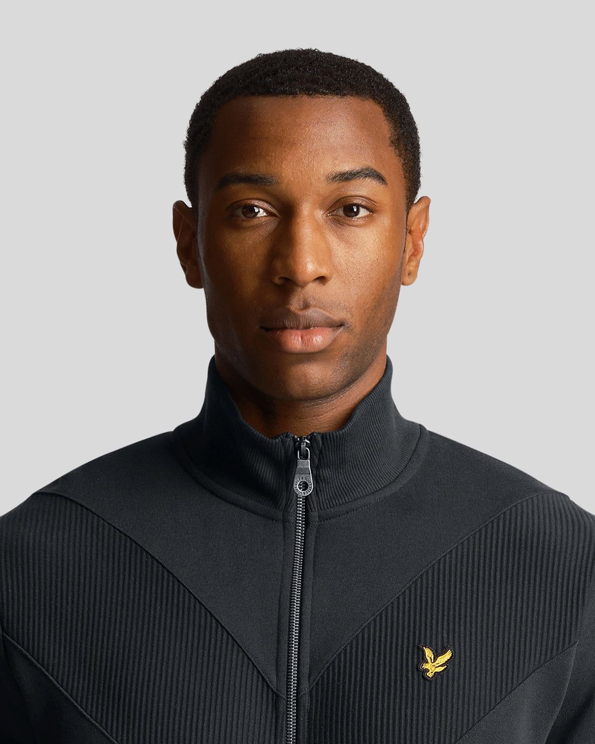 Chevron Zip Through Track Jacket sold by Lyle & Scott product image thumbnail 4