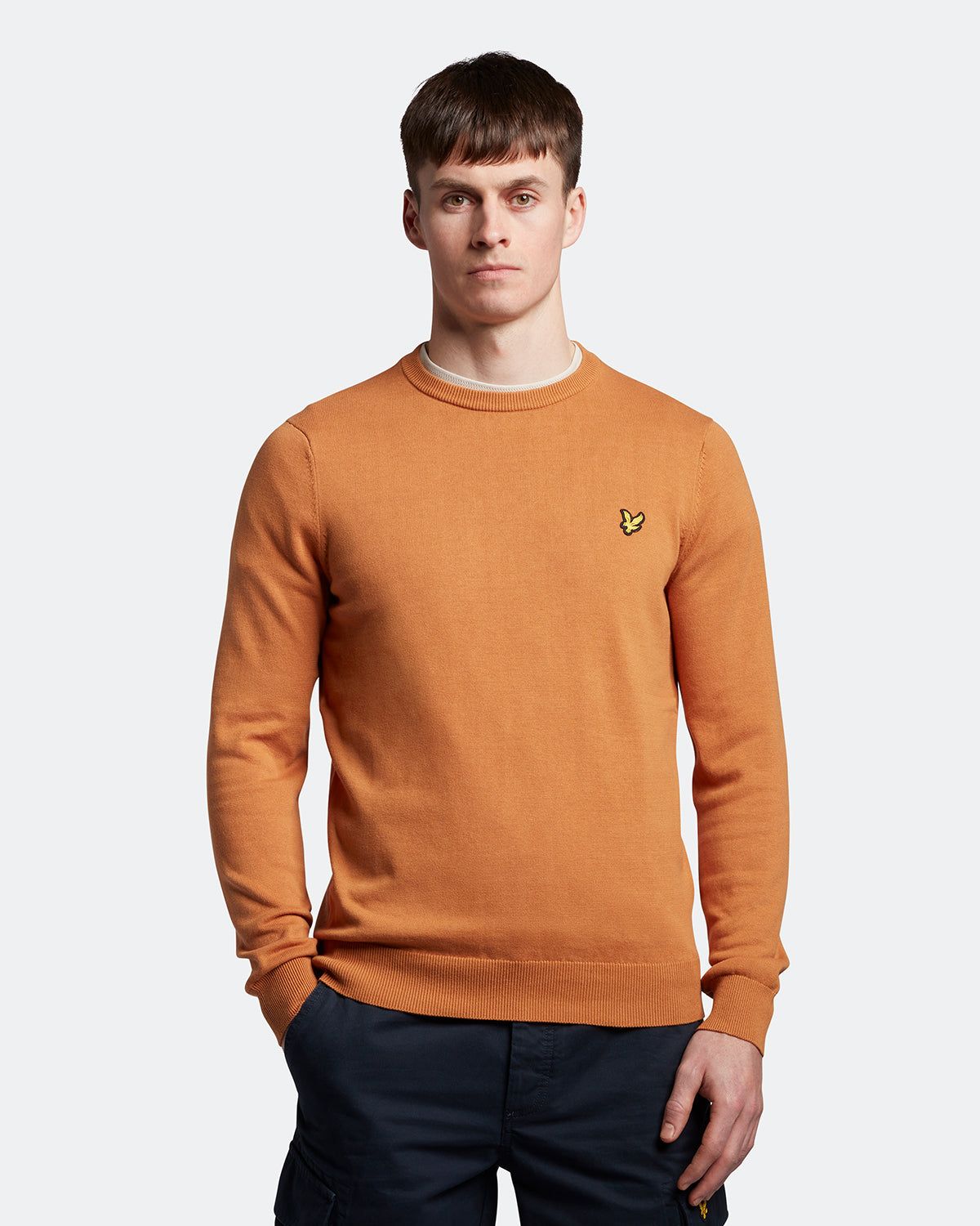 Cotton Crew Neck Jumper sold by Lyle & Scott