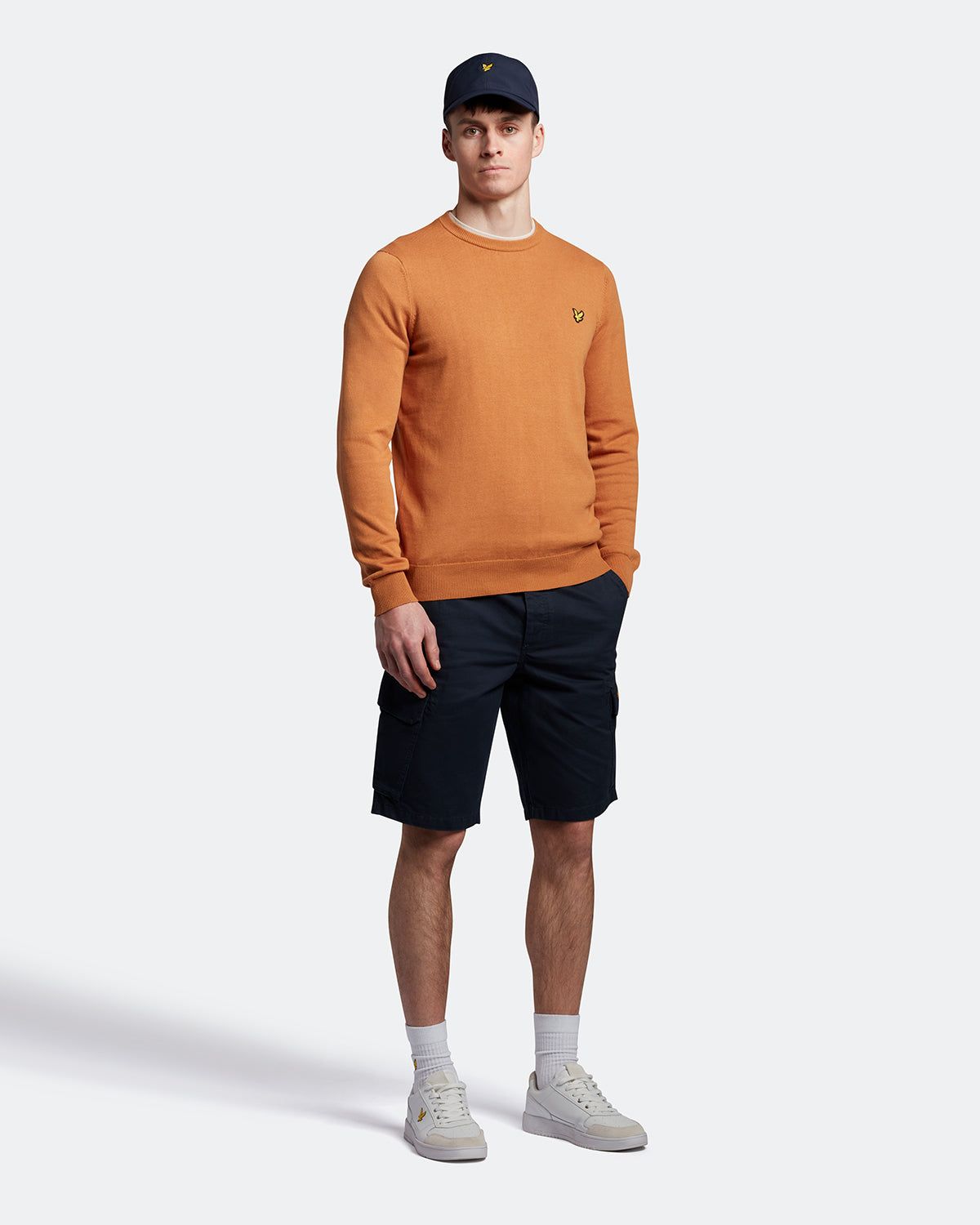Cotton Crew Neck Jumper sold by Lyle & Scott product image thumbnail 2