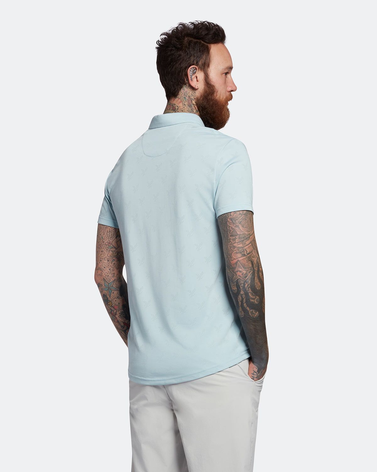 Jacquard Polo Shirt sold by Lyle & Scott product image thumbnail 3