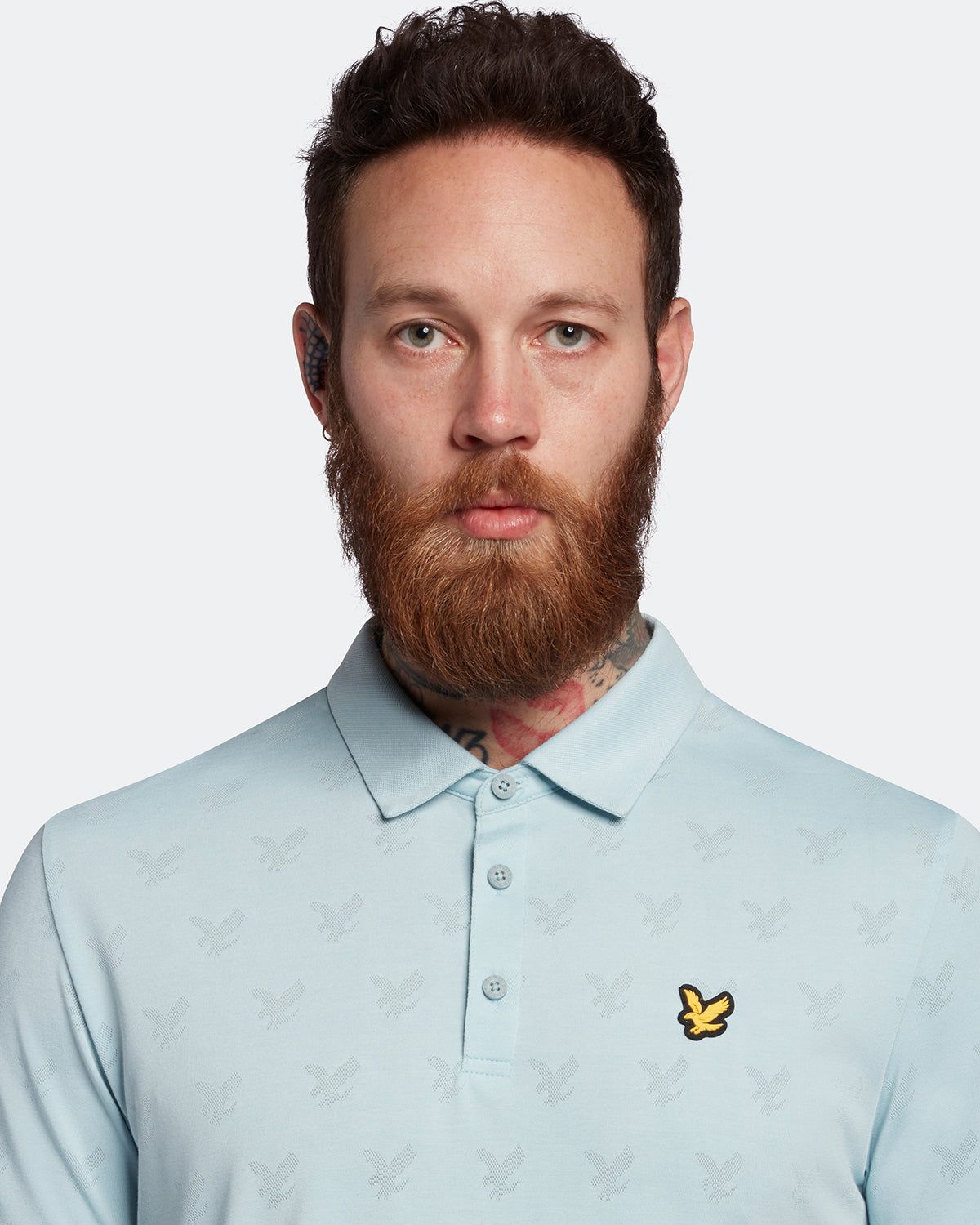 Jacquard Polo Shirt sold by Lyle & Scott product image thumbnail 4