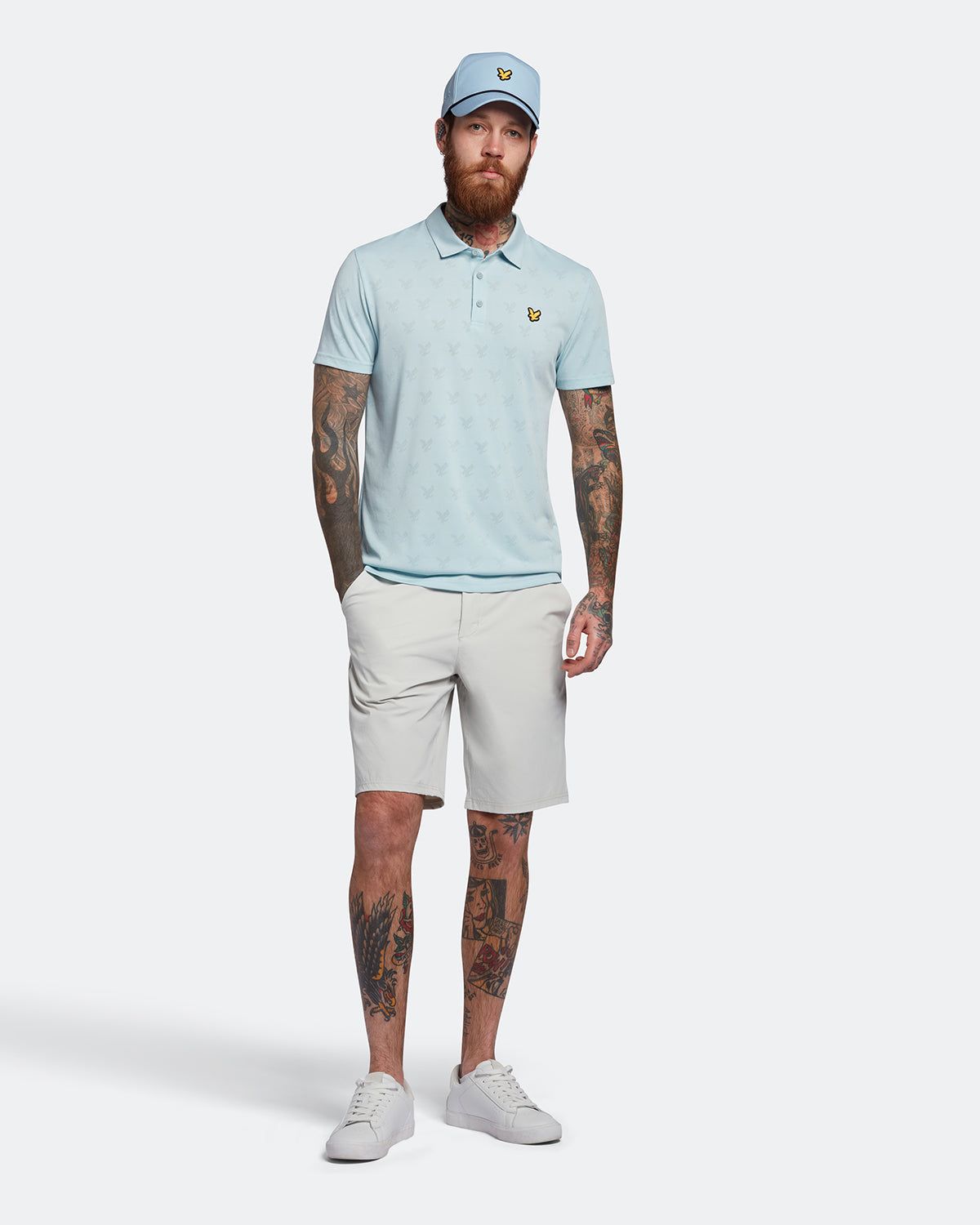 Jacquard Polo Shirt sold by Lyle & Scott product image thumbnail 2