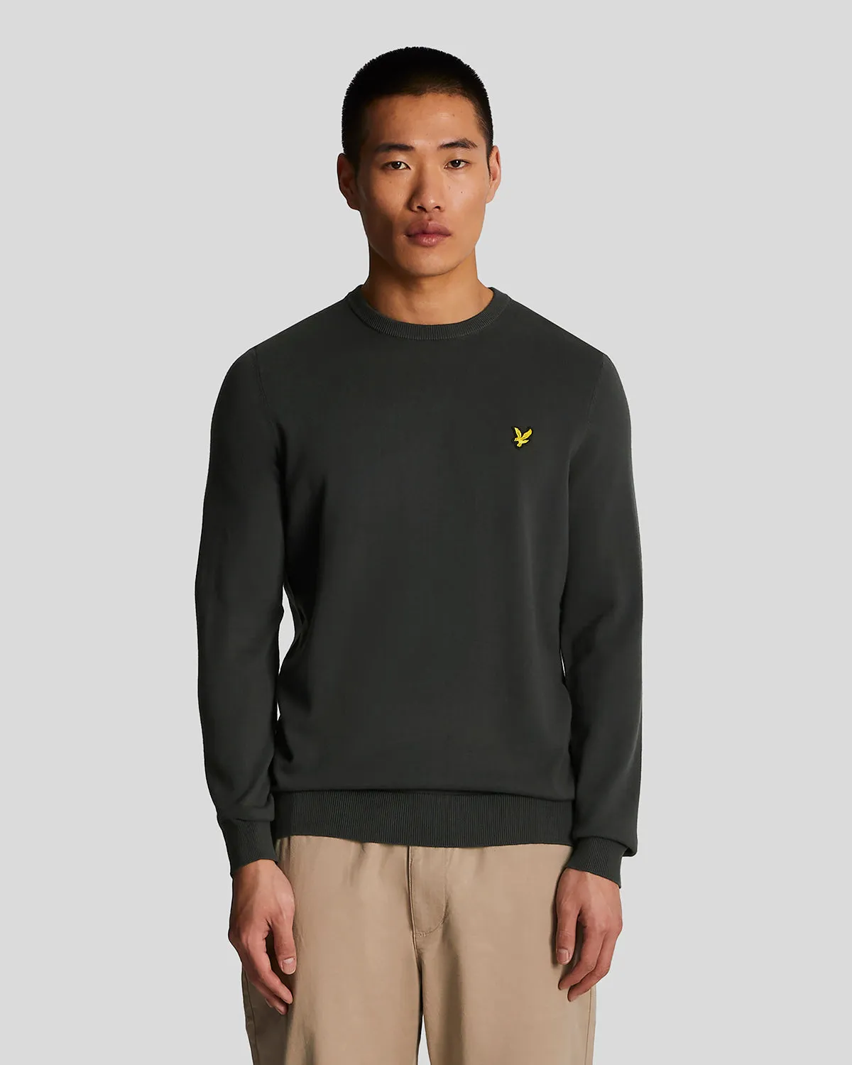 Cotton Crew Neck Jumper sold by Lyle & Scott