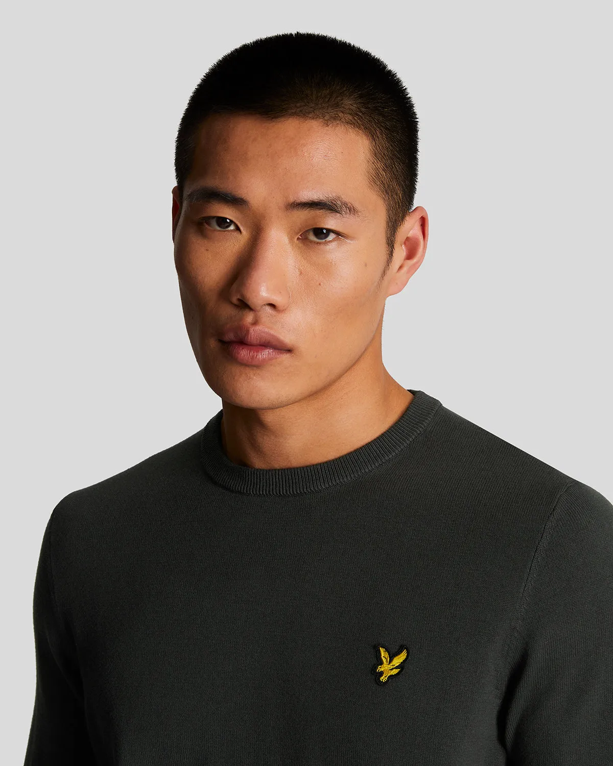 Cotton Crew Neck Jumper sold by Lyle & Scott product image thumbnail 4
