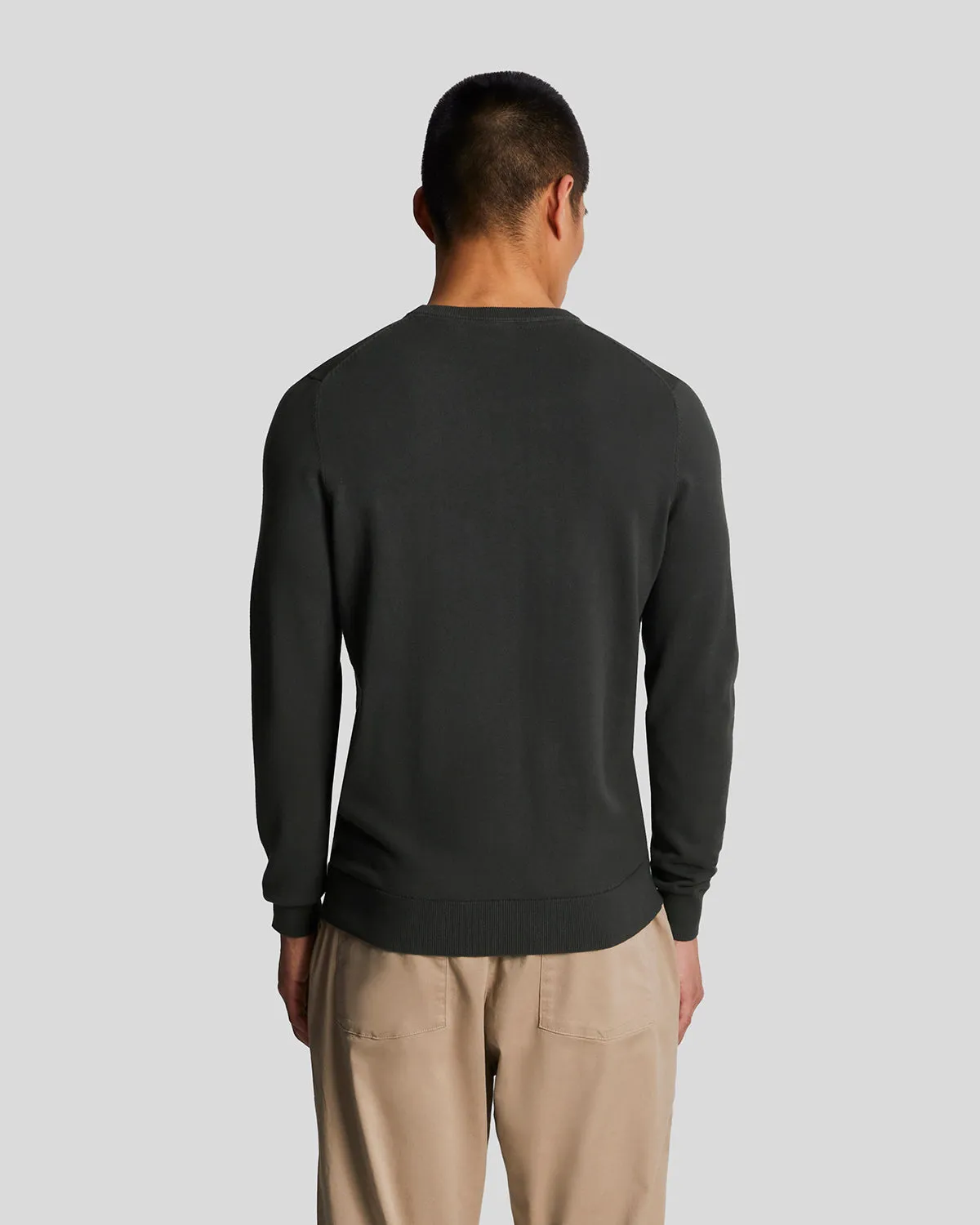 Cotton Crew Neck Jumper sold by Lyle & Scott product image thumbnail 3