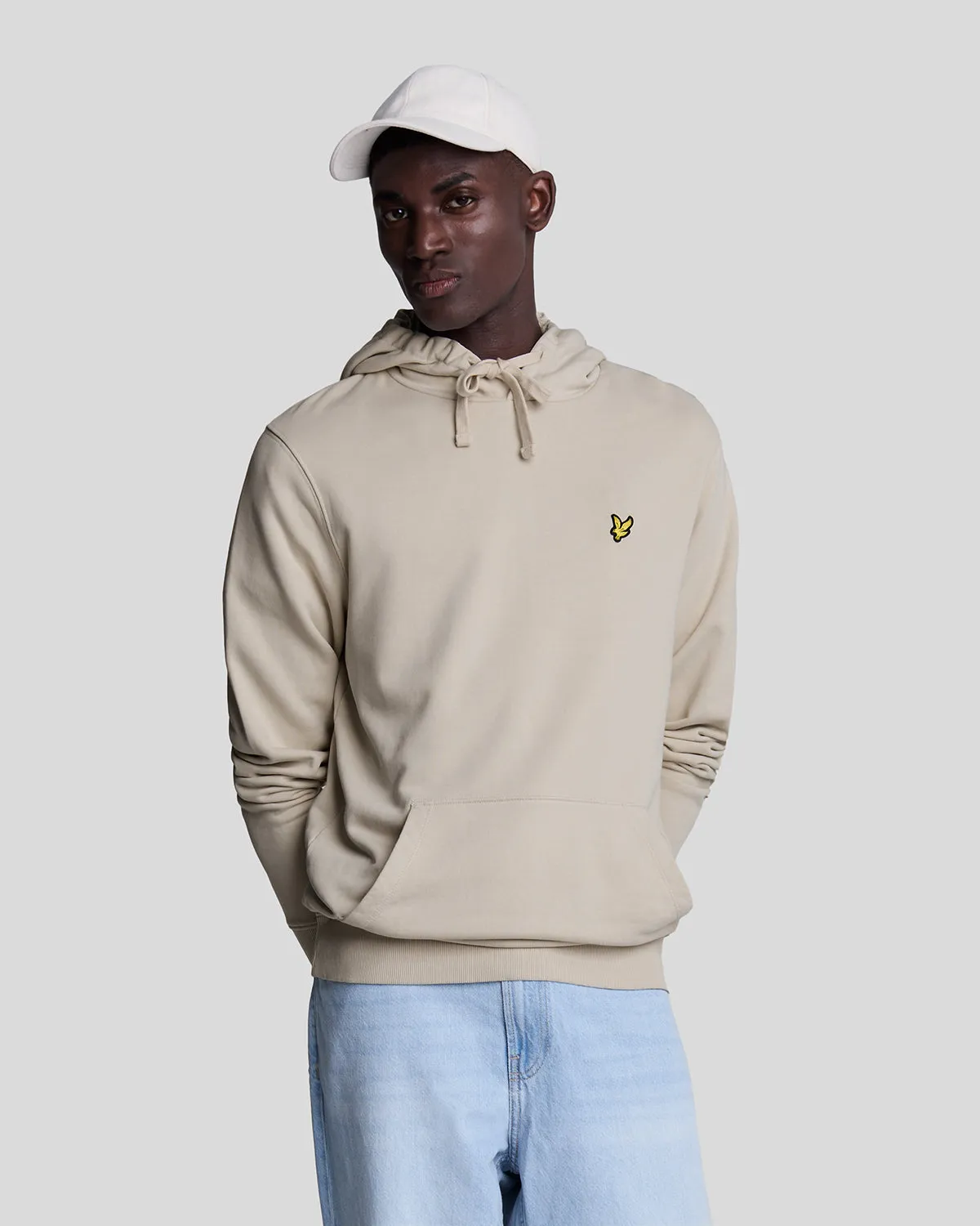 Loopback Cotton Hoodie sold by Lyle & Scott