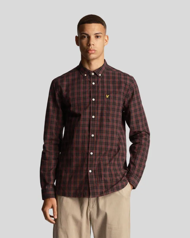 Check Poplin Shirt sold by Lyle & Scott