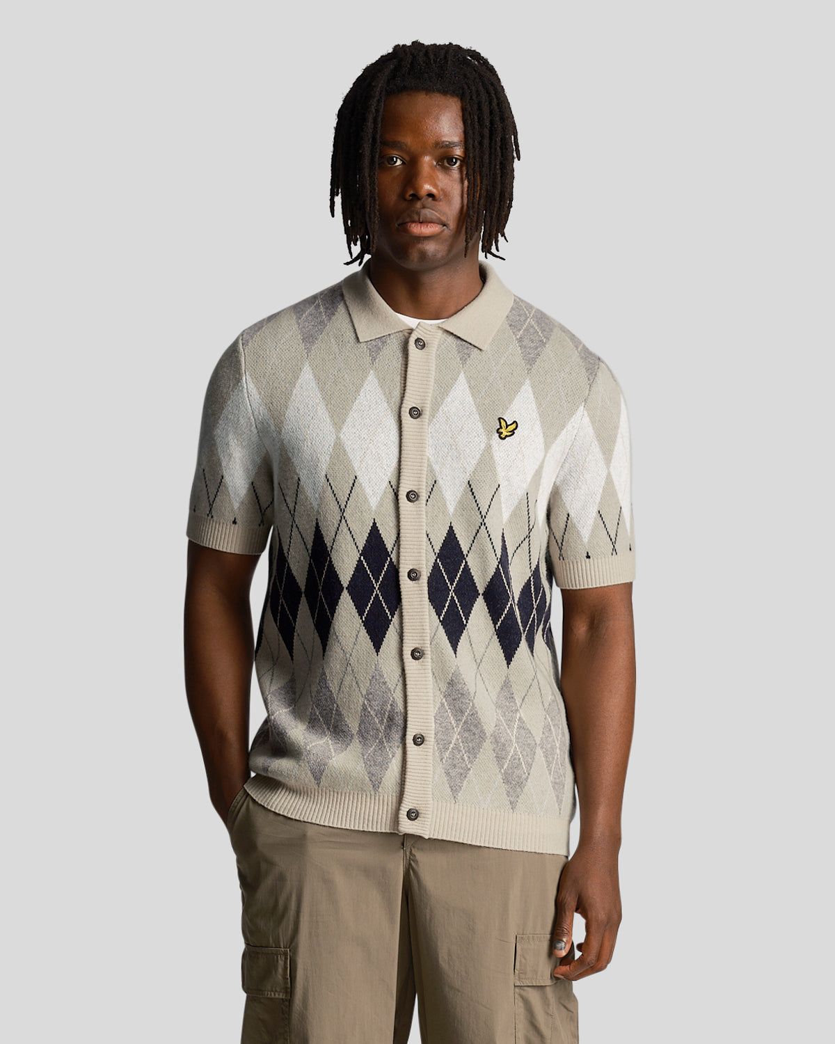 Argyle Polo Shirt sold by Lyle & Scott