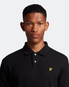 Tonal Striped Polo Shirt sold by Lyle & Scott