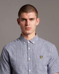 Short Sleeve Gingham Shirt sold by Lyle & Scott