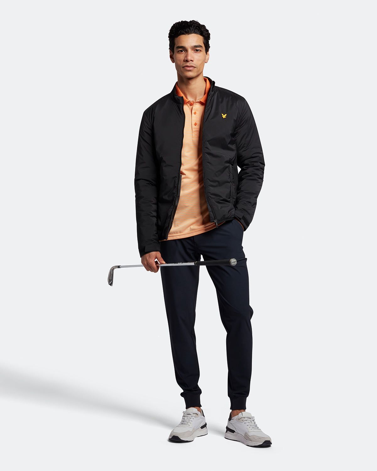 Golf Microstripe Polo Shirt sold by Lyle & Scott product image thumbnail 2