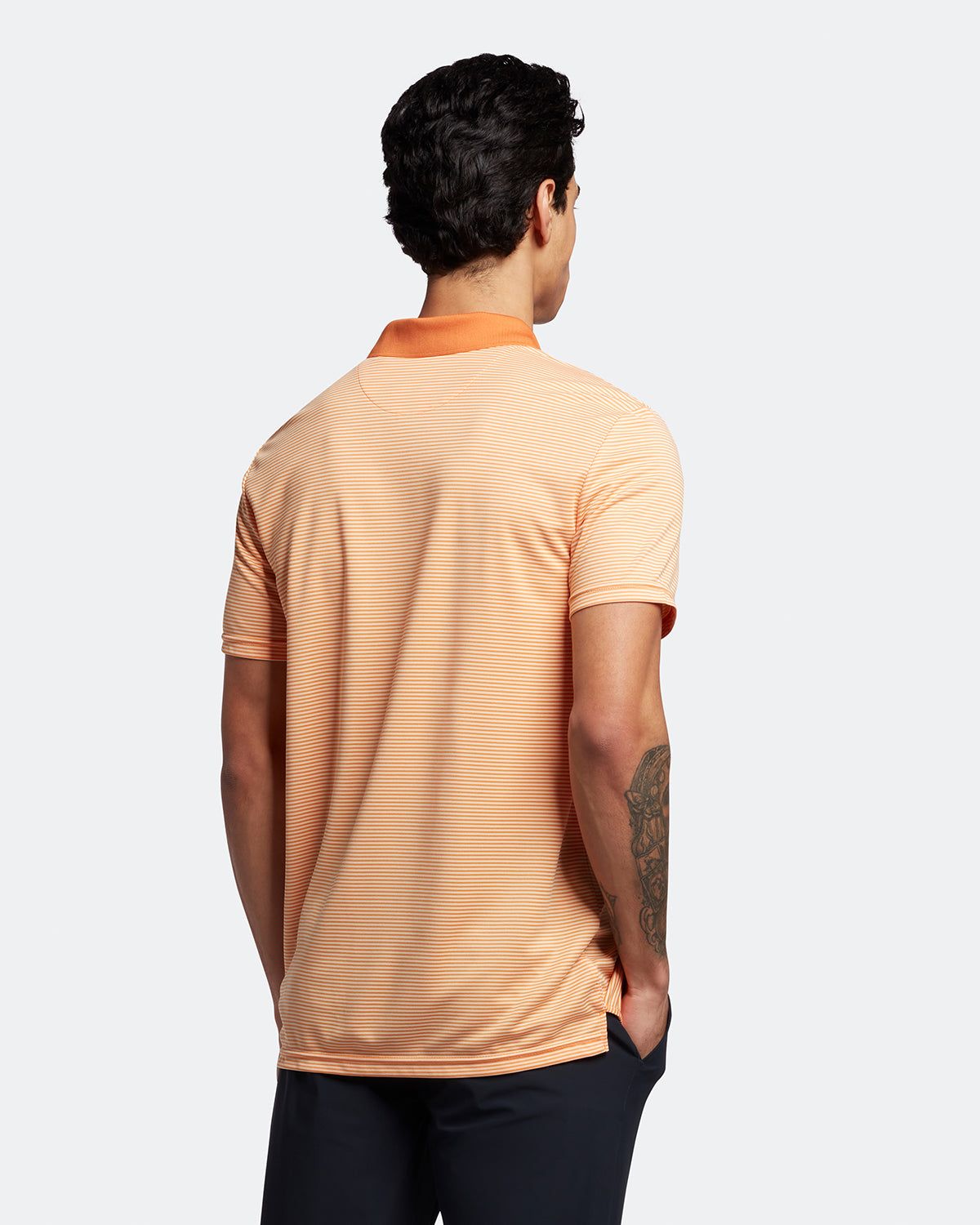 Golf Microstripe Polo Shirt sold by Lyle & Scott product image thumbnail 3